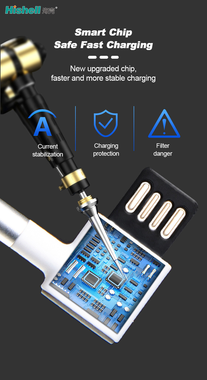 Stainproof 3A Micro Elbow Data Cable Multifunctional Antifreeze