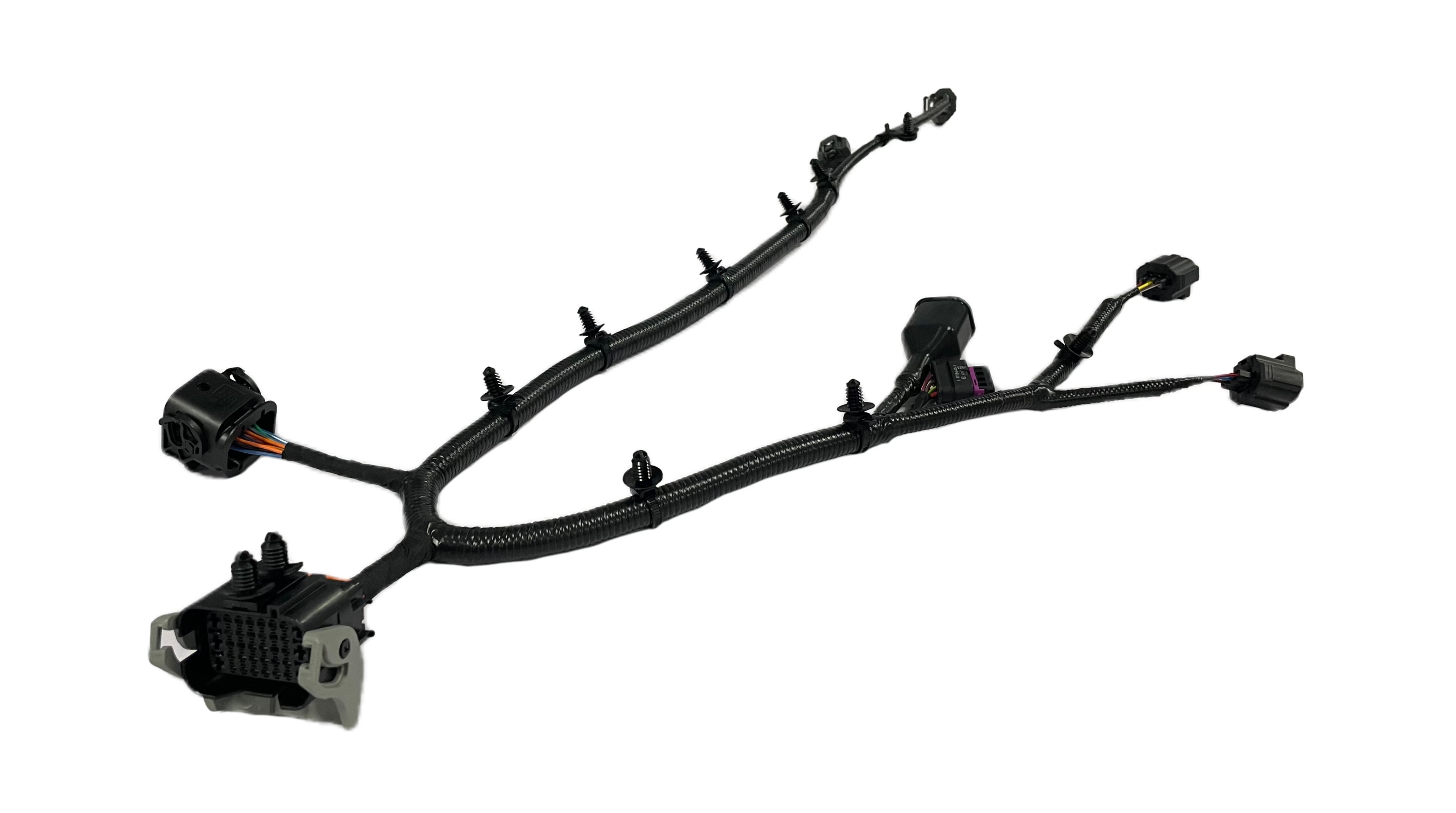 Black Transmission Wiring Harness Cable Assembly Corrosion Resistant
