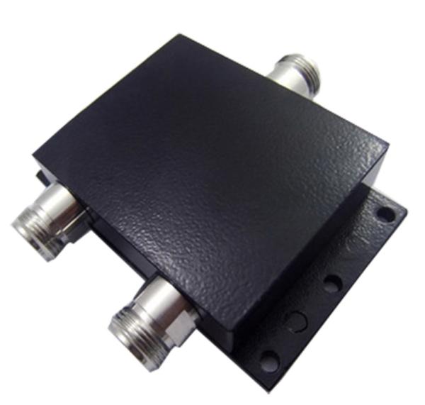 Microwave Wideband Cavity Rf 2 Way Splitter N Female 800 - 2700 MHz Water
