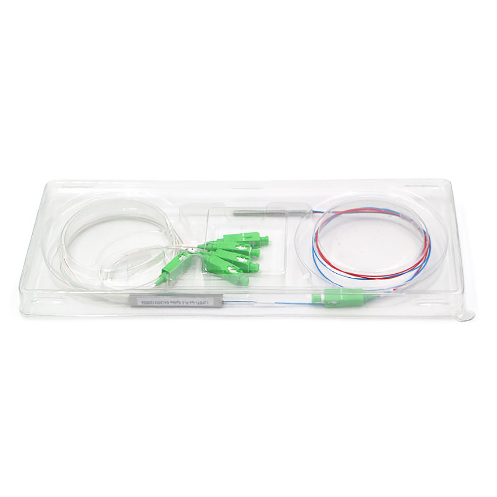 1X2 FBT Coupler SC/APC 1x4 Fiber PLC Splitter