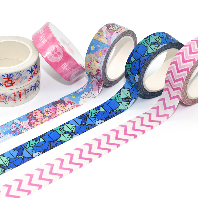 Custom Design Own Decoration Kawaii Japanese Washi Paper Tape