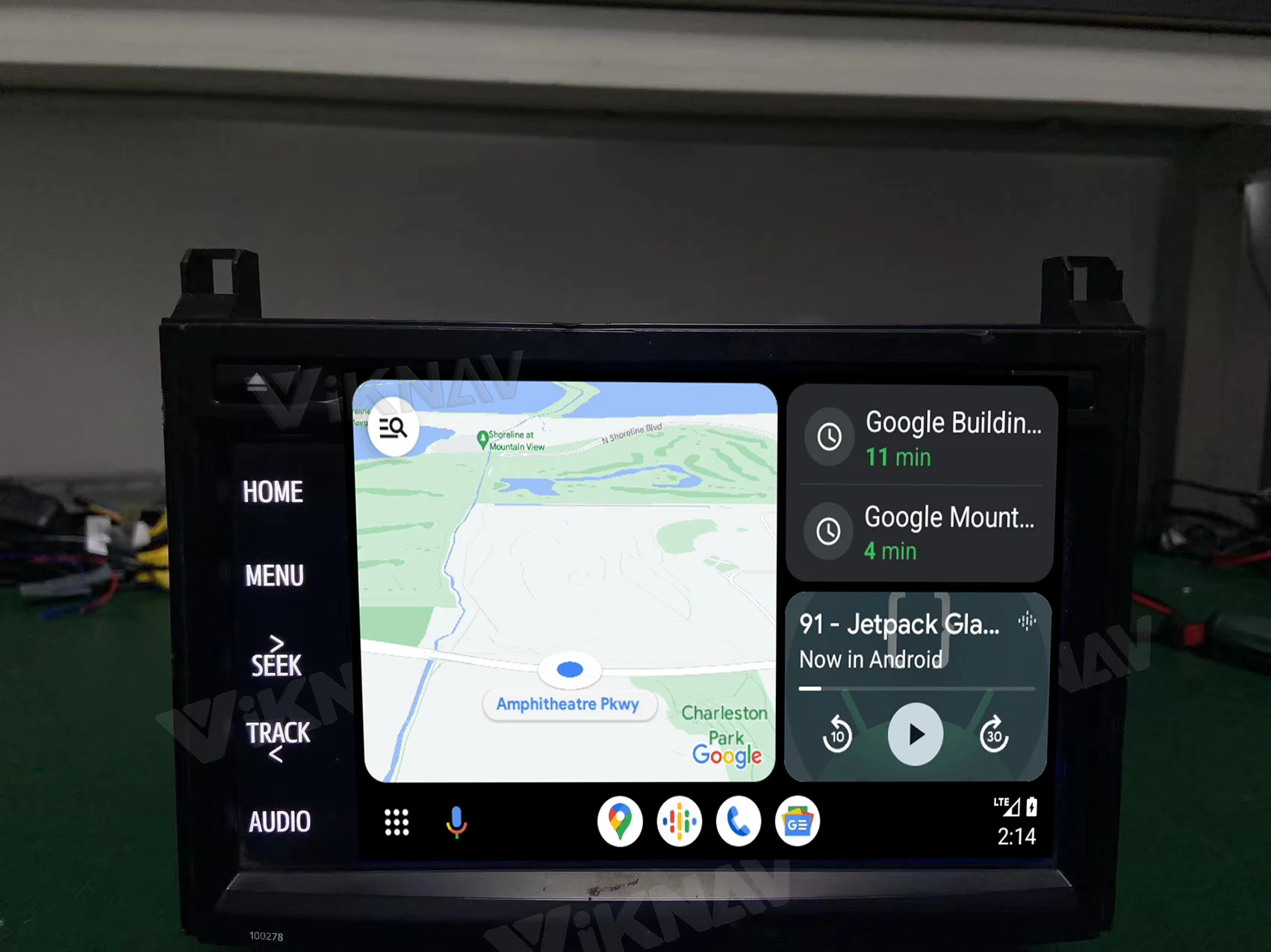 Viknav Linux System OEM Car For Toyota 4Runner Panasonic 2014-19 Upgrade Decoder Box MuItimedia Wireless CarPlay