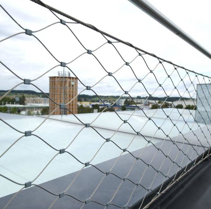 High Strength Stainless Steel Cable Wire Rope Mesh Net For Aviary Zoo Mesh