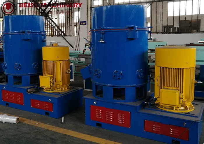 Eco Friendly Plastic Recycle Pellet Machine BS-300 PE / LDPE Bag Agglomerator Machine
