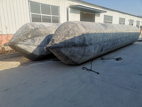 Black 12 Layer High Bearing Capacity Rubber Marine Salvage Lift Bags 1.5m Dia