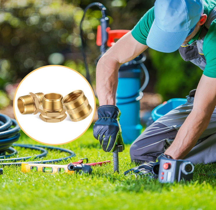 OEM 3/4'' RV Brass Blow Out Plug Set For Garden Hose