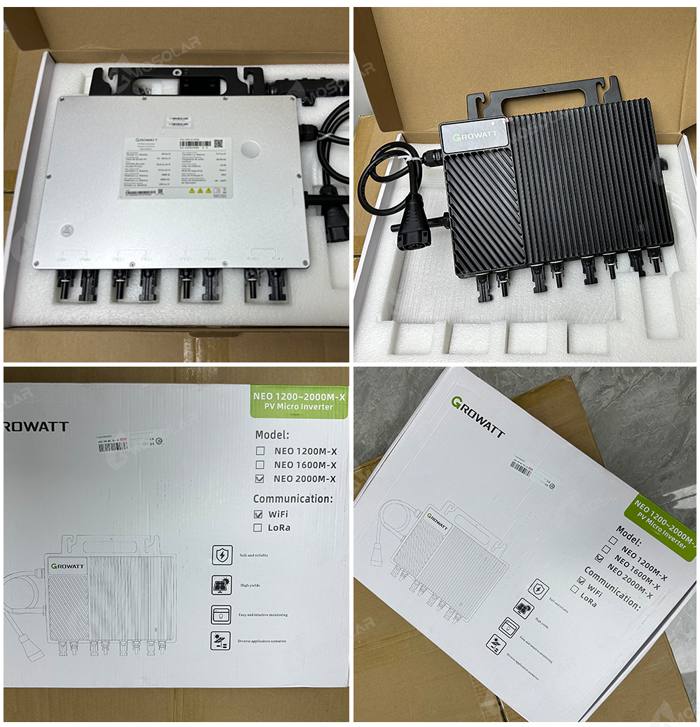 IEC 62116 Certified 1200w 1600w 2000W Solar Grid Tie Inverter for High Voltage System
