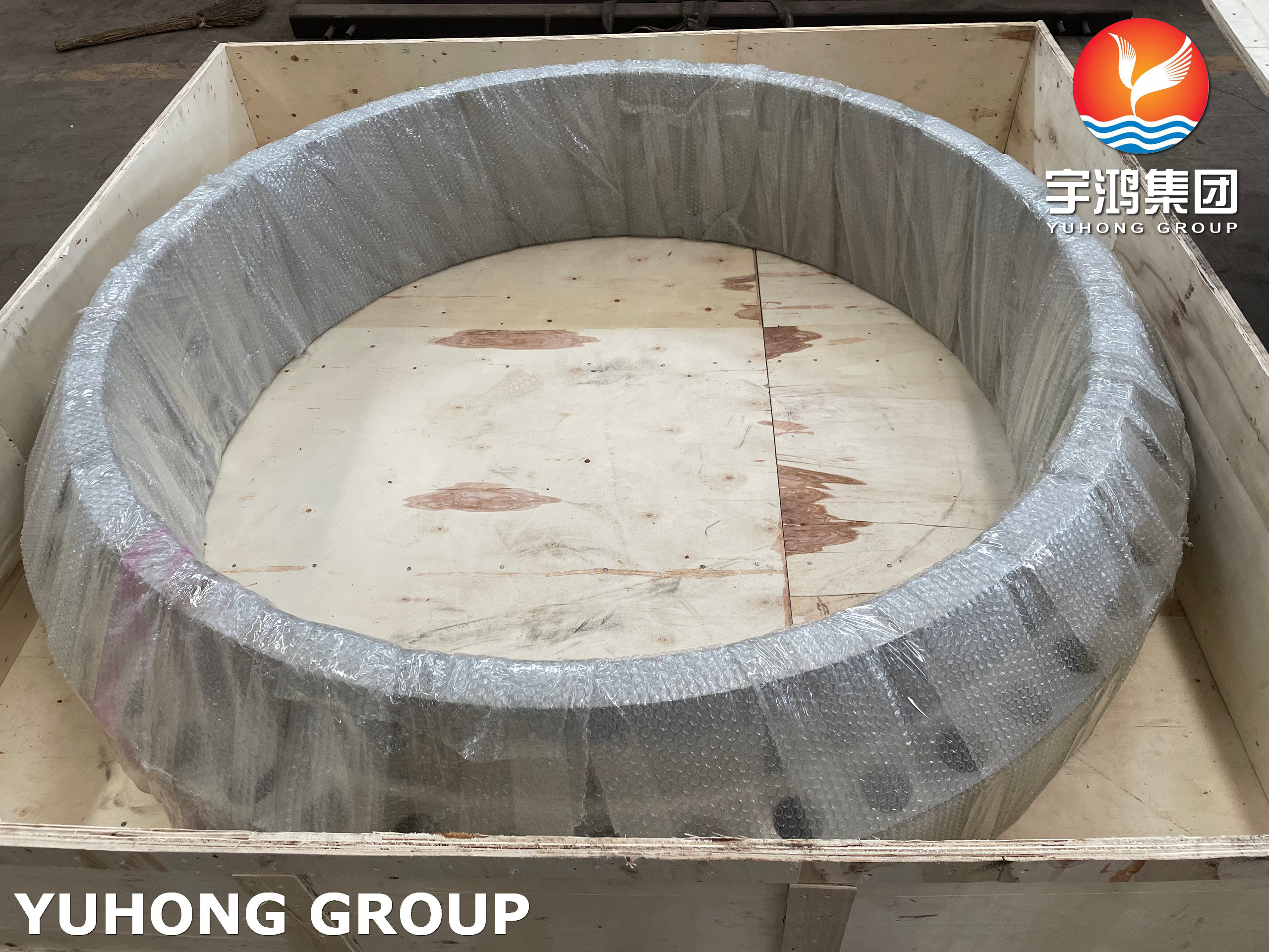 ASTM A105 / A105N Forged Carbon Steel Body Flange Heat Exchanger Component