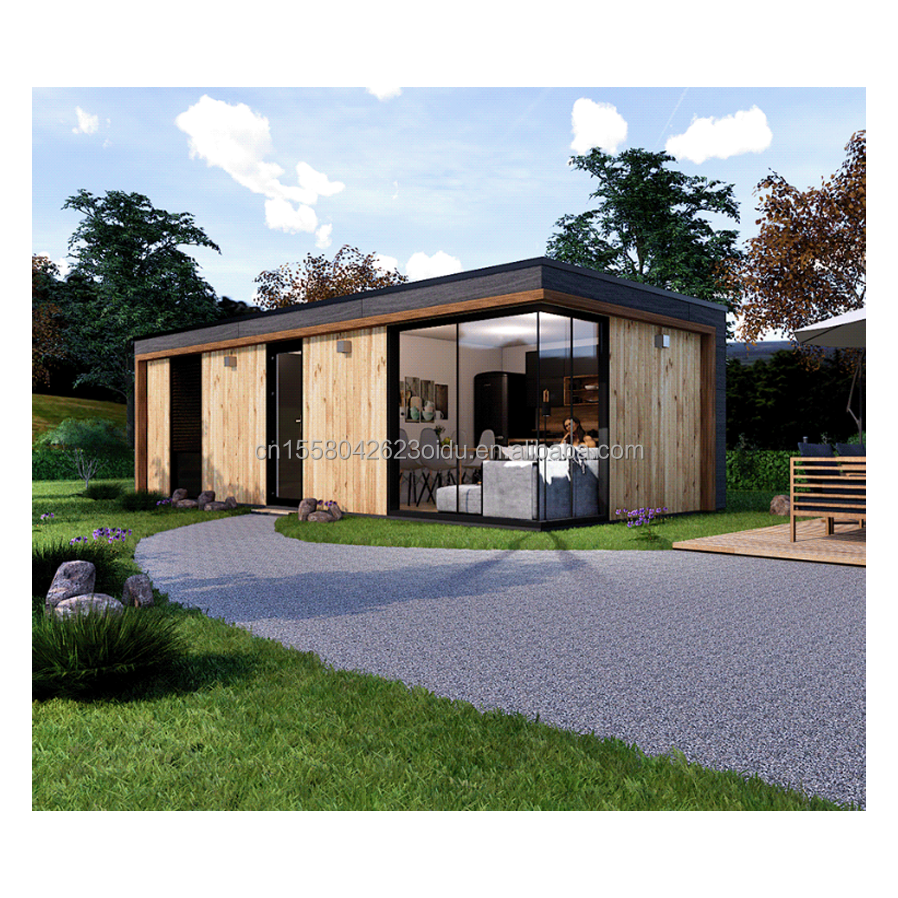 Wooden Houses for Hotel 2 Bedrooms Steel Structure Activity Rooms Directly from Manufacturers