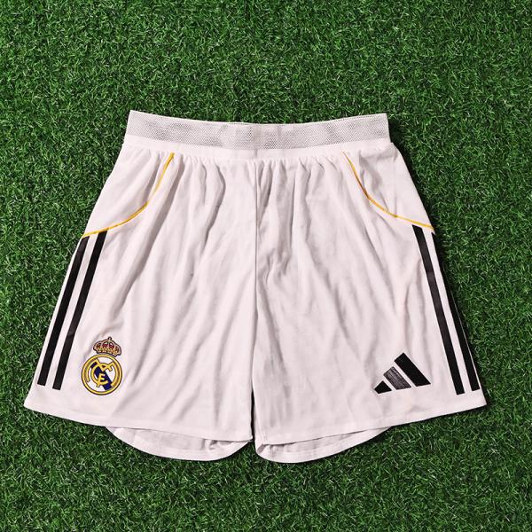 Real Madrid 25-26 season player version home shorts group customization