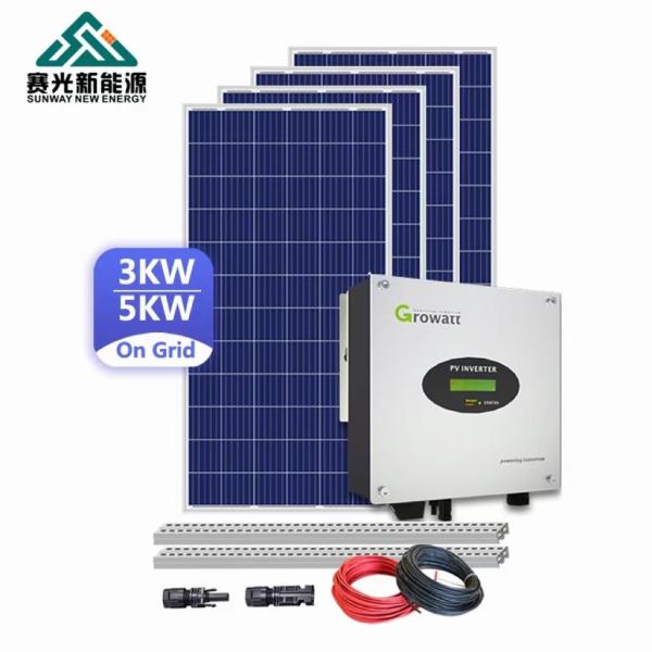 Commercial Complete Solar Energy System 5kw 10kw 15kw 20kw with Fine and