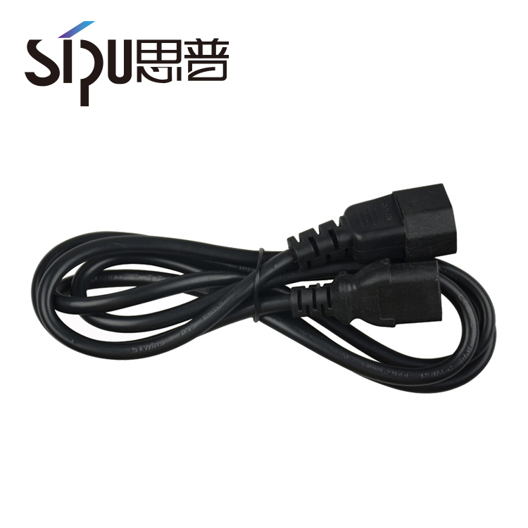 Pvc C3 C4 Connector Computer Monitor Power Cord Customizable 5m 6m