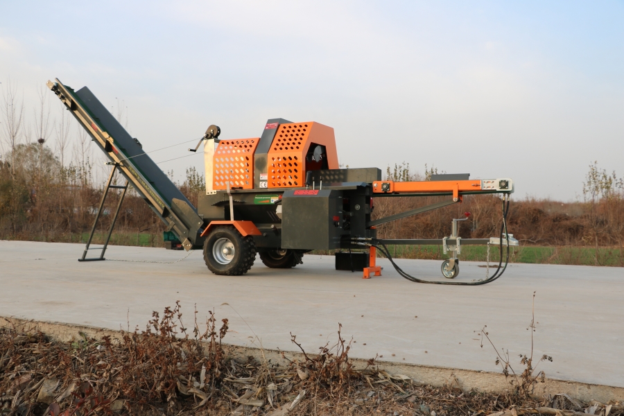 Firewood Processing Made Easy with this Gasoline Firewood Splitter