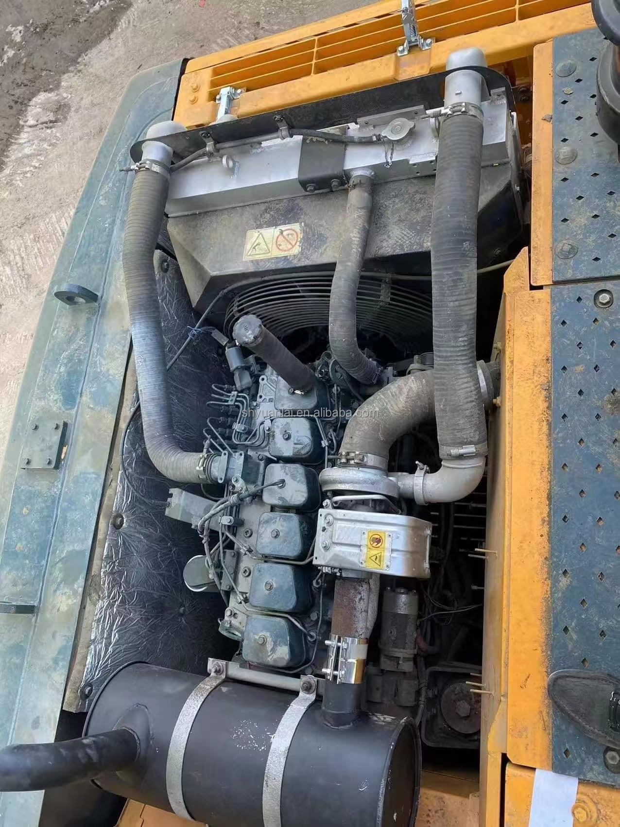 Used Hyundai 220-9 Excavator 22 Ton Original Color Korean Second-Hand Excavator