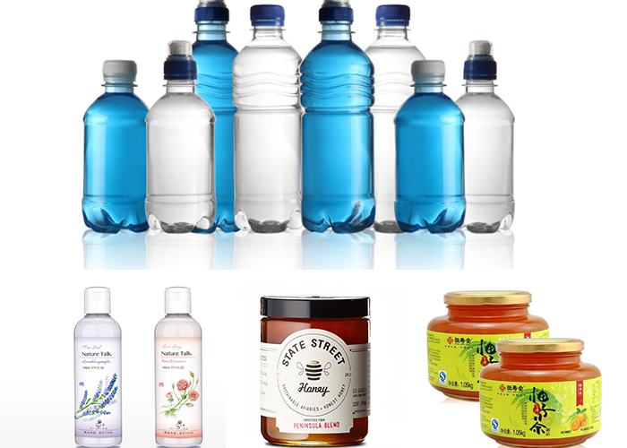 Rose Water Self Adhesive Tabletop Round Bottle Labeler Ce