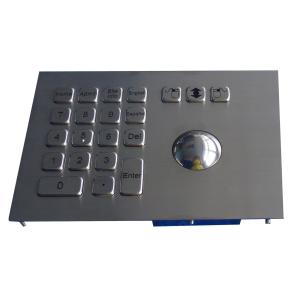 IP65 304 stainless steel trackball pointing device mouse USB interface