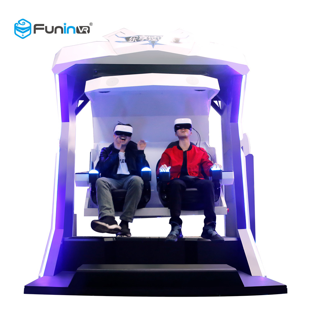 200kg 220V Funin VR China simulator roller coaster 9D VR chair two seat simulator for sale Sheet Metal