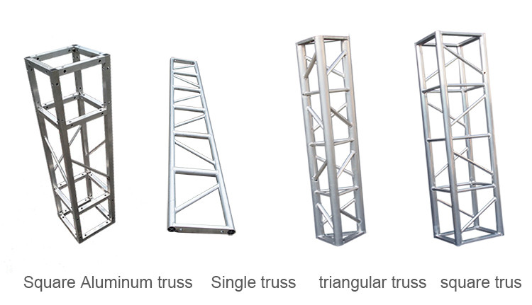 Aluminum 350*350mm Stage Lighting Truss For Multipurpose Activities