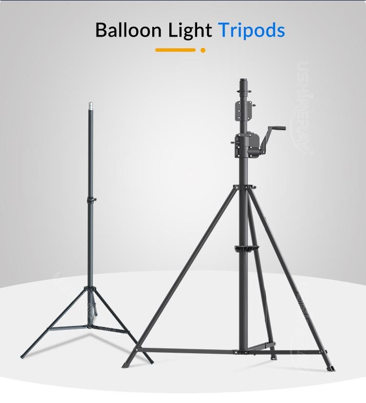 Battery Powered Balloon Light Tower 100W RGB LED Work Led Lamp For Parties