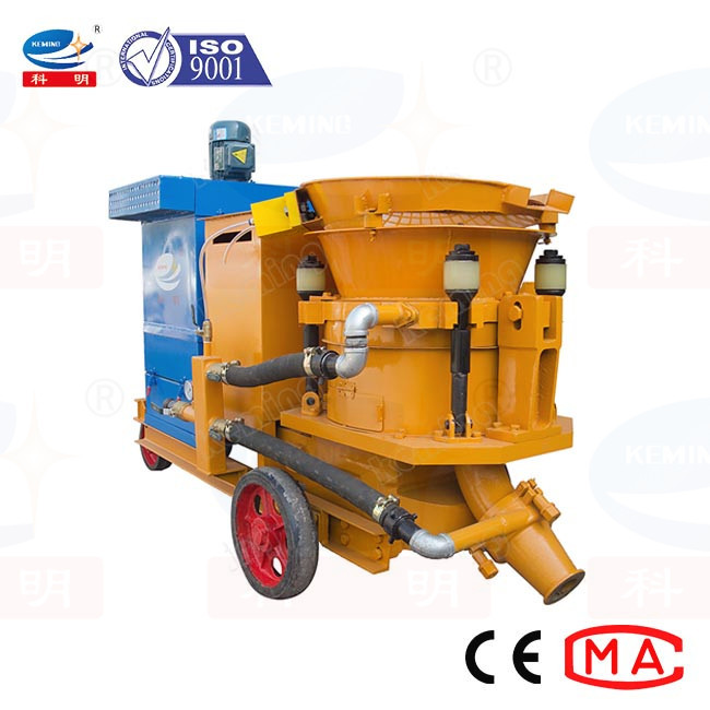 Electric Dry Low Dust Concrete Shotcrete Machine For Concrete And Refractory