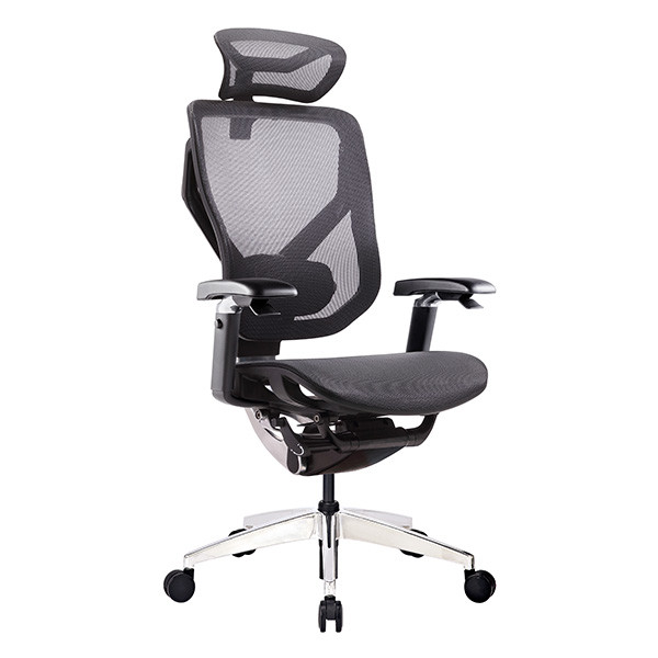 Quality Foam Lumbar Support Ergonomic Executive Chair 3D Support Headrest for sale
