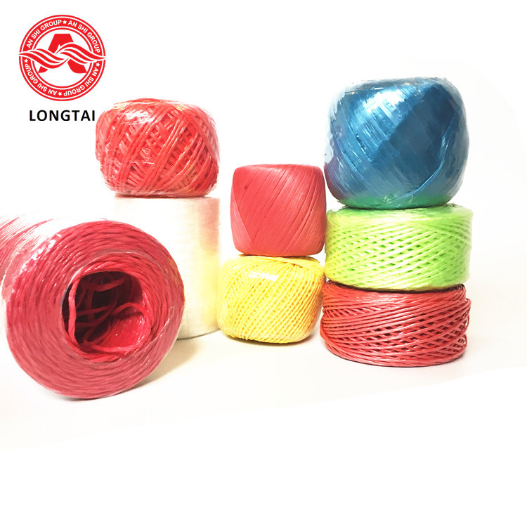 1-5mm Green Fibrillated Polypropylene Twisted Twine Rope For Agriculture