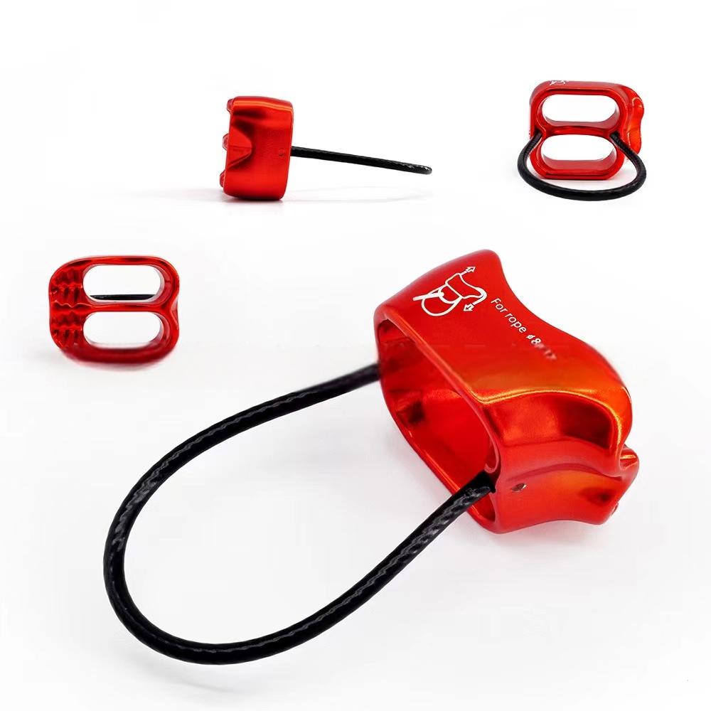 Galvanized High Rise Descender for Rapid Descent Climbing Gear and ATC Protection Device