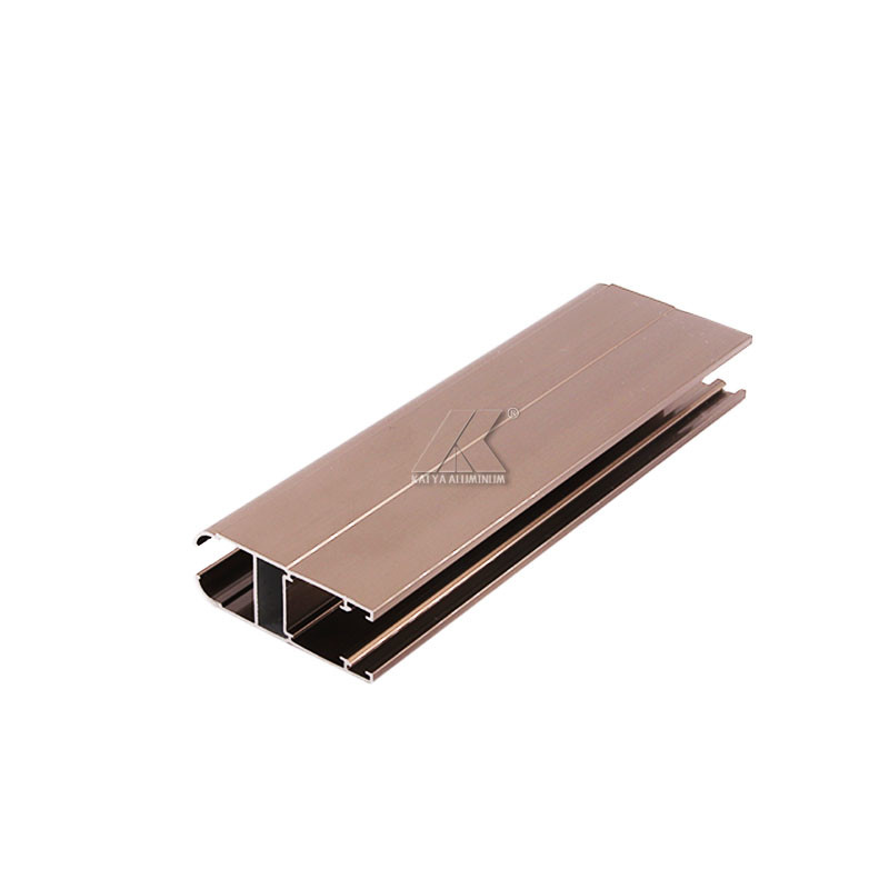 Track Sliding Aluminum Window Extrusion Profiles T8 PVDF Finish