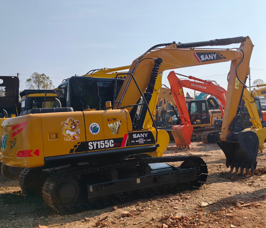 New Arrival SANY 155 Used Medium Crawler Excavator with 15 Ton Weight