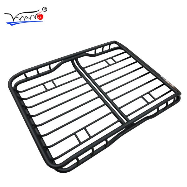 E002 M9 Steel Luggage Basket For Roof Racks With Fully Enclosed Spoiler