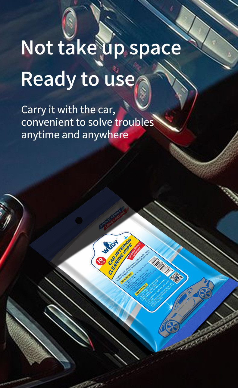 Microfiber Cloth Car Interior Cleaning Wipes For Dashboard Leather Moisturizing