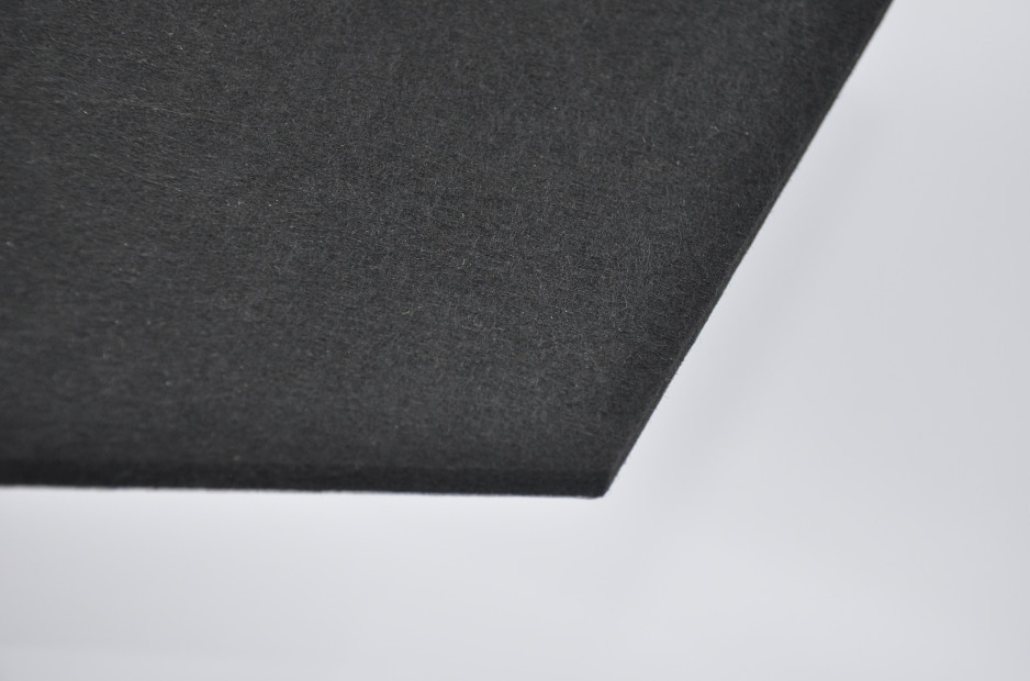 PET Hexagon Decorative Acoustic Wall Tiles Polyester Fiber Acoustic Soundproof Panels