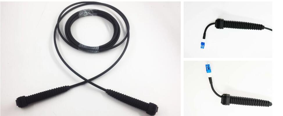 FUFAS MM OD fiber LC OD-LC OD dual Armored Fiber Patch Cord