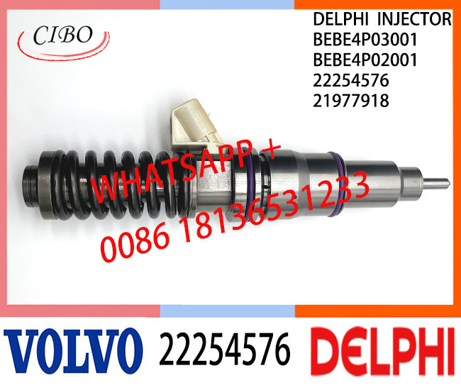 22254576 BEBE4P03001 Fuel engine Diesel Injector 22254576 BEBE4P03001 BEBE4P02001 21977918 E3.27 for VOL MD13 EURO 6