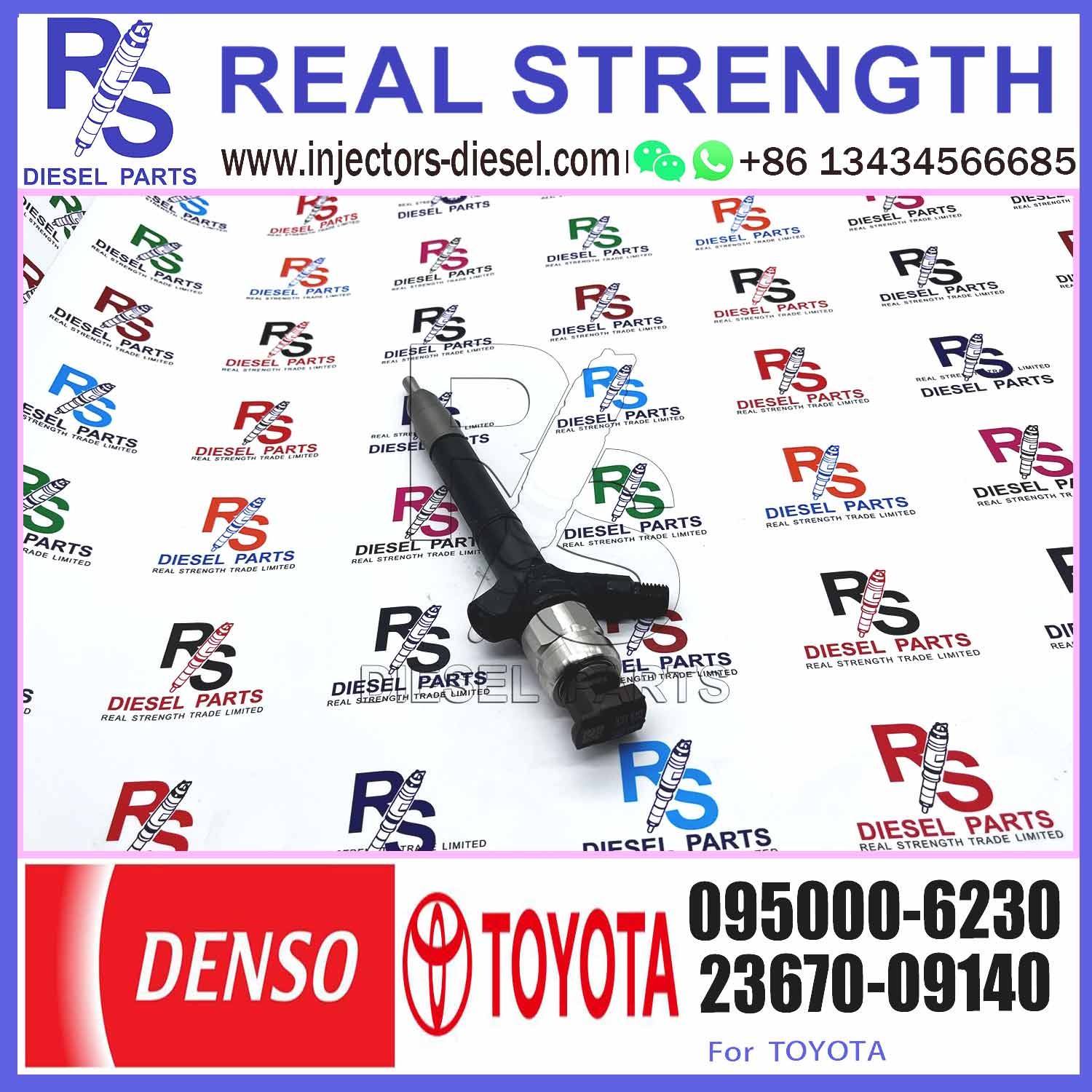 0950006230 Fuel Injection 095000 6230 095000-6230 FOR Toyota RAV4 2.2 2AD-FTV 23670-0R070 23670-09290 For DENSO