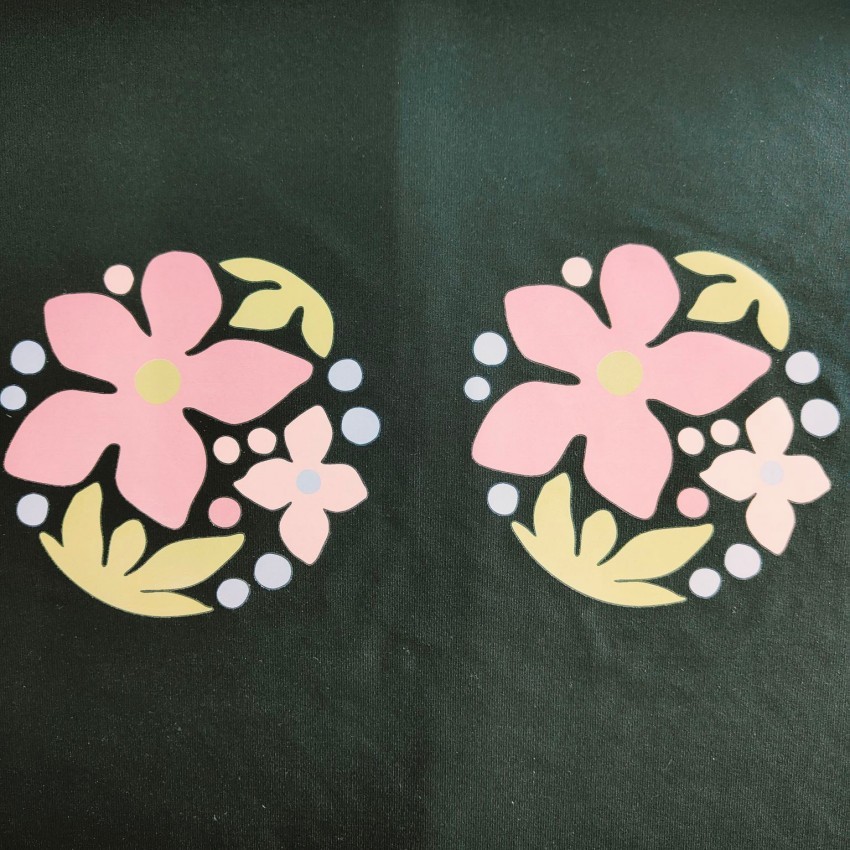 Customized Clothing Screen Printed Logo / T Shirt Transfer Printing Design