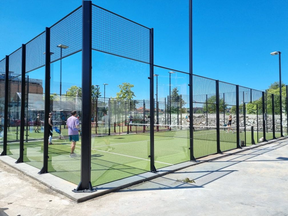 China Lvyin Manufacturer 10x20m Portable Padel Court 4m Full Tennis Court