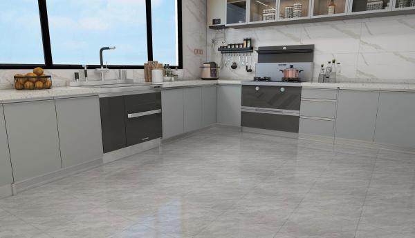 Wear-Resistance Ceramic Rustic Tiles Gray For Bedroom And 400x400mm Marble Look