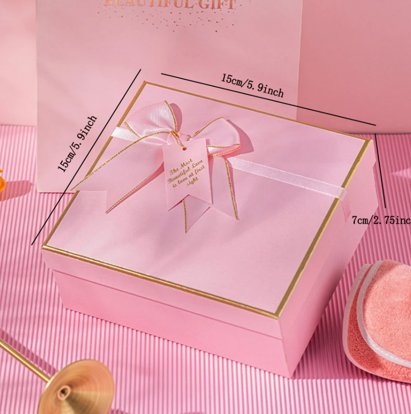 Custom Gift Packaging Box With Golden Logo for T Shirt Clothing and Scarf