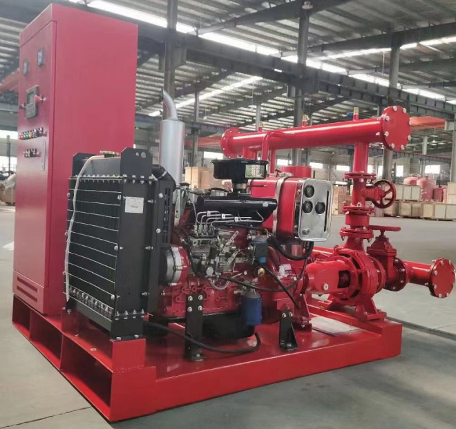 Automatic Control Emergency Fire Water Pump System 200-2000GPM Capacity Centrifugal
