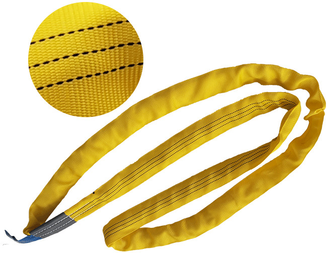Crane Equipment Lifting Polyester Endless Round Sling Polyester Flat Webbing Sling