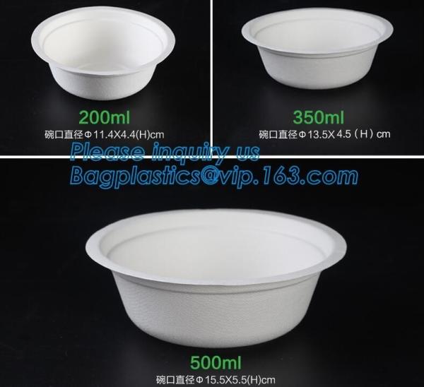 biodegradable sugarcane bagasse bowl,Food Grade Biodegradable Disposable