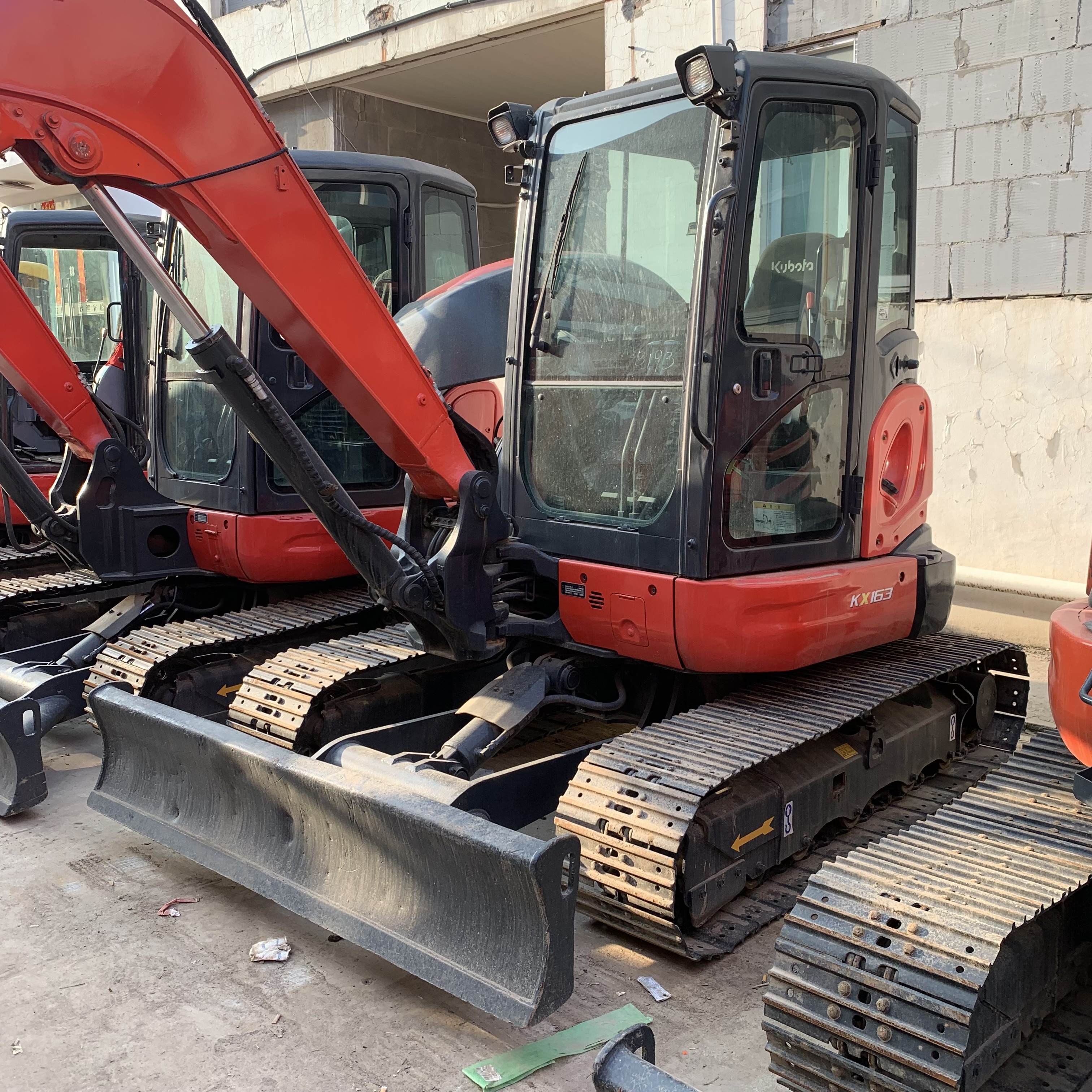 Kubota KX163 KX165 KX155 Second Hand Mini Excavator with Excellent Working Performance