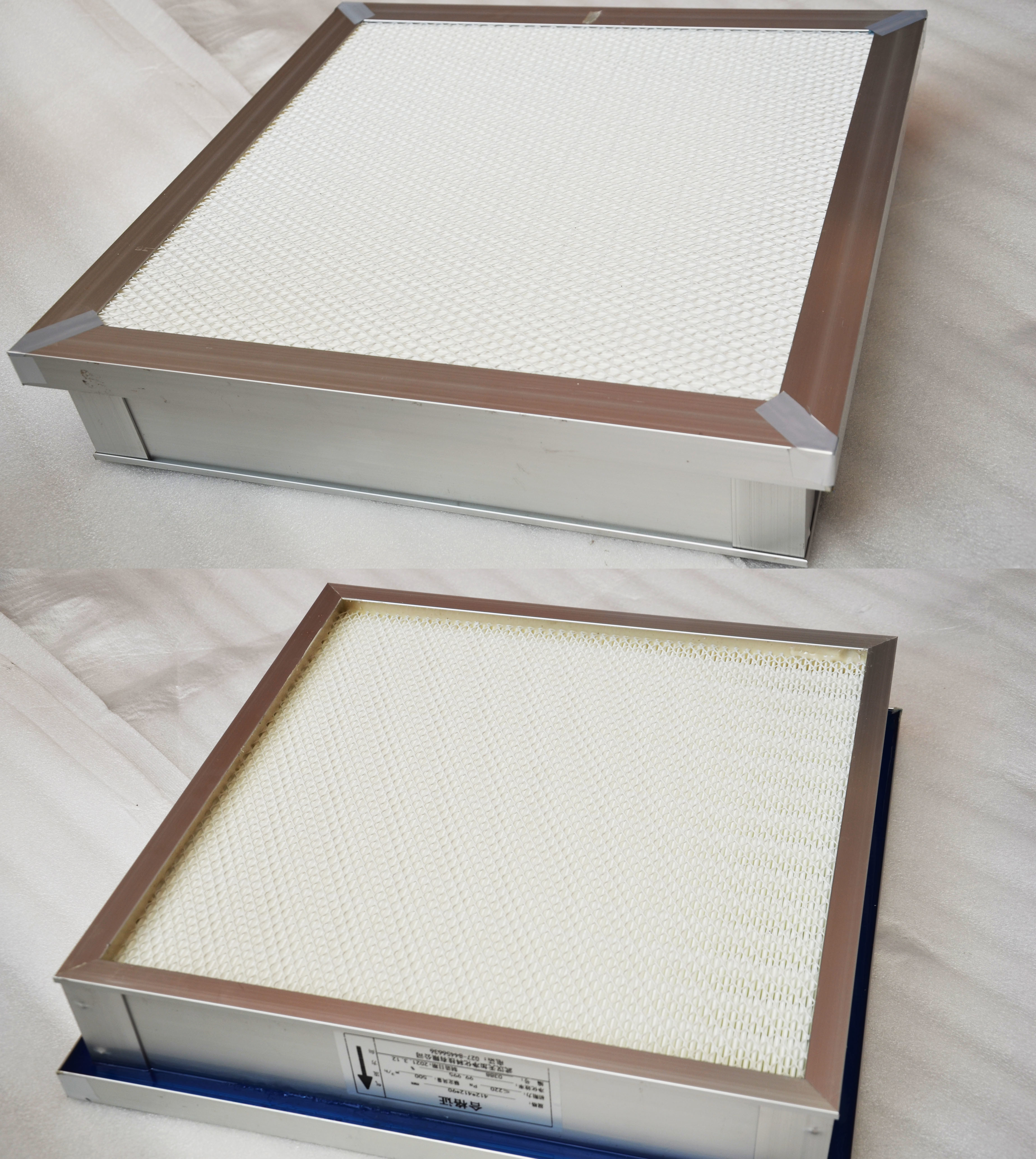 Liquid Tank HEPA Filters Air Sealing Cleanroom HVAC System Filter
