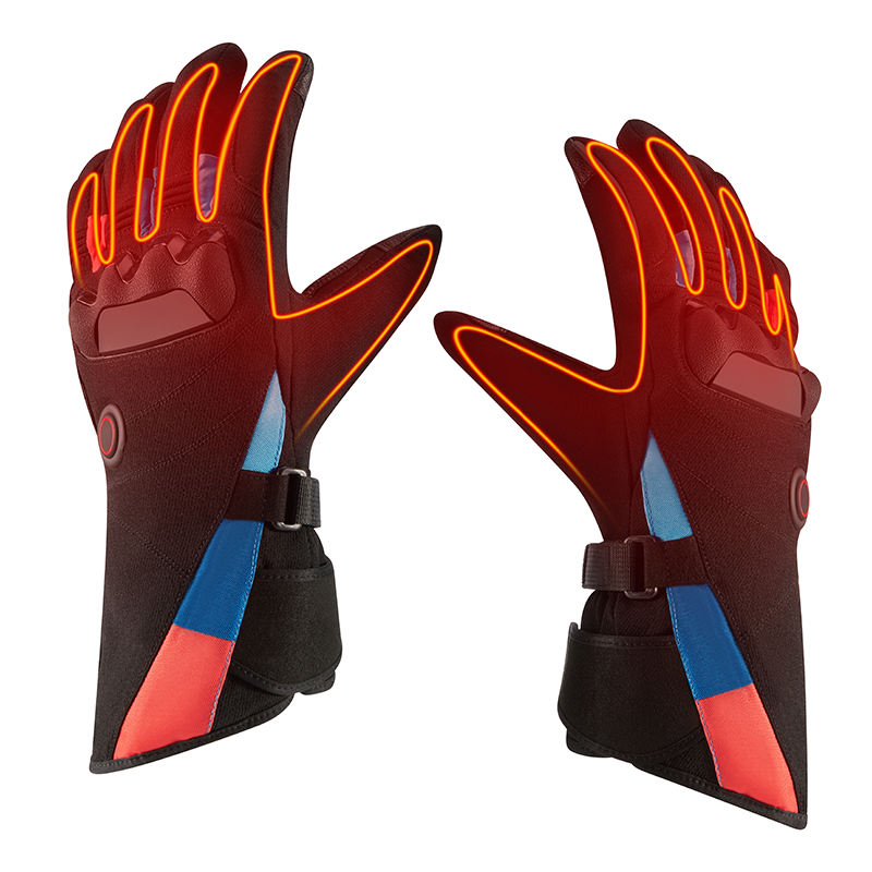 Outdoor Winter Rechargeable Battery Heated Motorcycle Gloves Riding Hunting Climbing