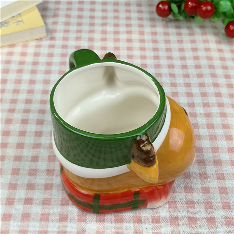Christmas Mug 400ml Creative 3D Modeling Couple Coffee Cup Breakfast Milk Cup Festival Gift Handcrafted Animal Cup