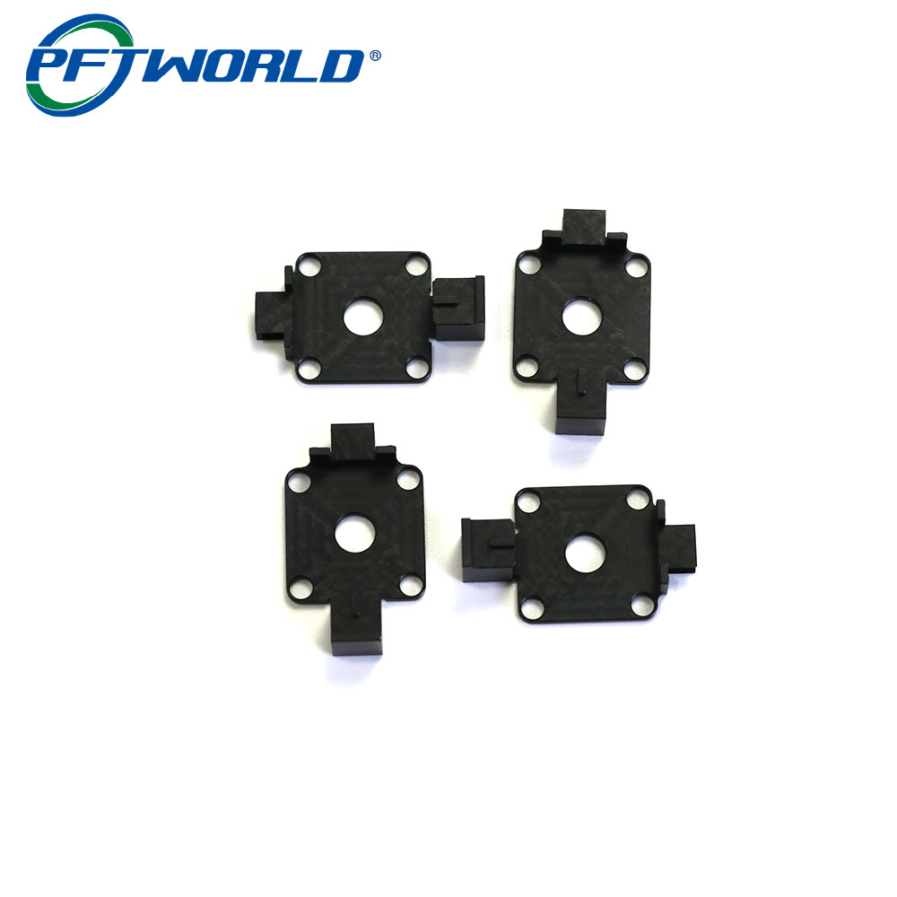 Black OEM CNC Machining Milling Anodized Aluminum Parts for Back Adjuster