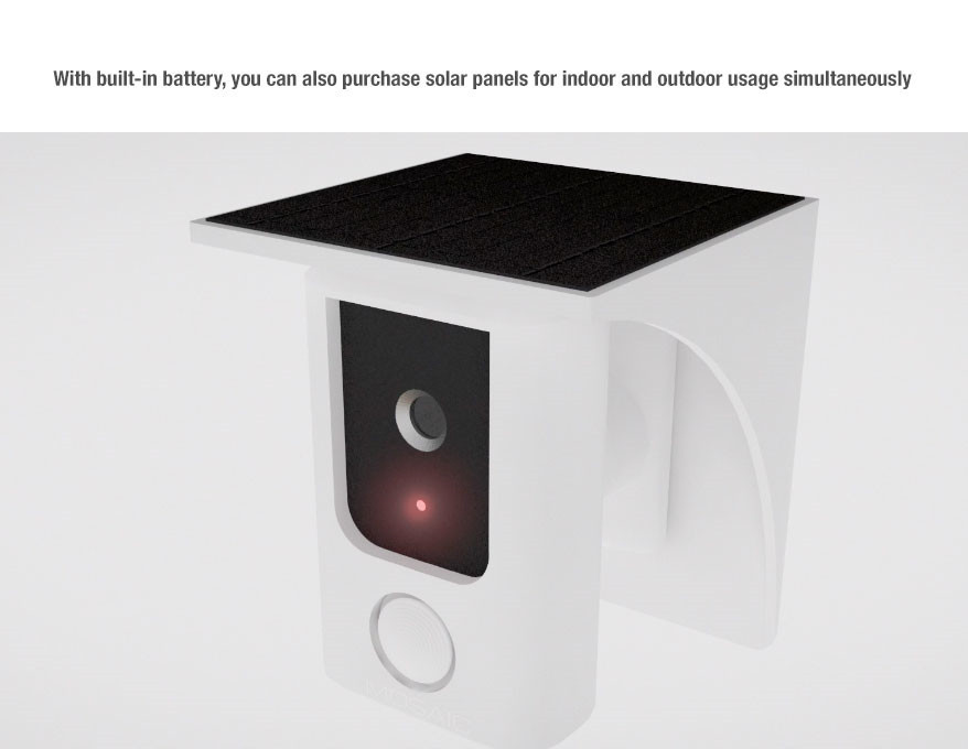 Smart Family Electric Wireless Fire and Security Alarm WIFI Camera with Infrared Array Sensor