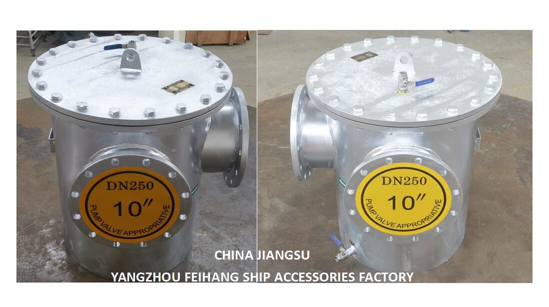 Stainless Steel 3-Type 3Ways Can Water Filter Flanged Design 5K Or 10K Hot Galvanized/Epoxy Paint