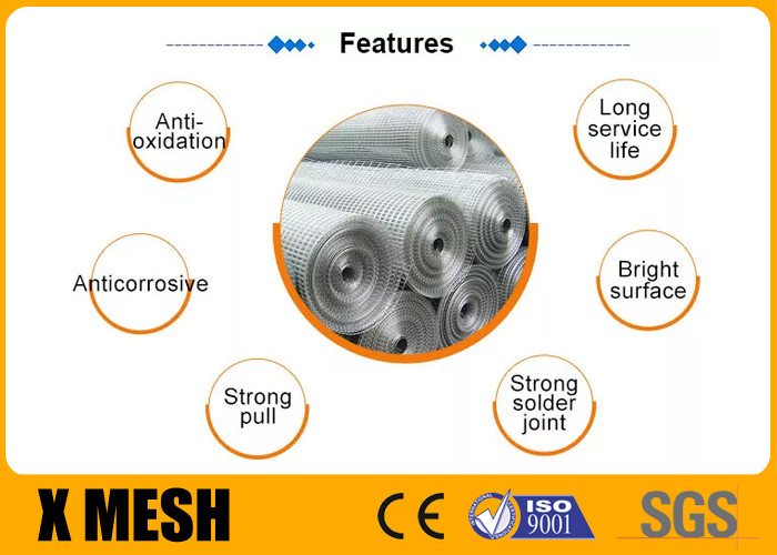 27ga Wire Galvanised Welded Mesh Astm A740 Standard 48 Inch Width 50 Feet Long Fence